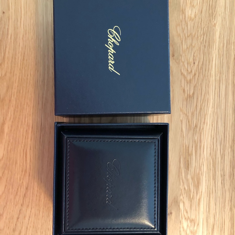 Chopard leather ring box